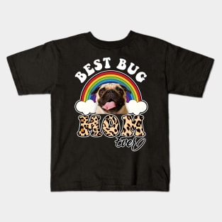 Best Pug Mom Kids T-Shirt